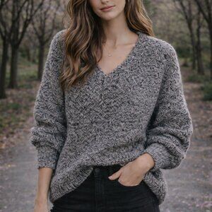 Eleven Six Tess Alpaca Blend Sweater M/L Made in Peru